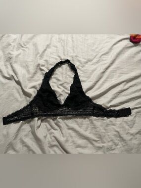 3/$10 Victoria's Secret Black Lace Halter Bralette